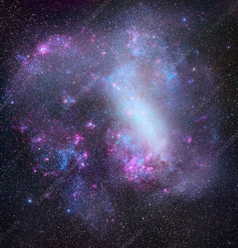 Large Magellanic Cloud, optical image - Stock Image - C036/0095 - Science Photo Library Magellanic Cloud, Hydrogen Gas, The Constellations, Optical Image, Science Photos, Space Photos, Light Year, Buy Prints, Photo Library