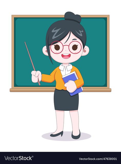 Teachers Cartoon Images, Teacher Drawing Illustration, Cartoon Teacher Images, Teacher Drawing Cartoon, Woman Teacher, Teacher Images, Garba Dance, Teacher Cartoon, Girls Teacher