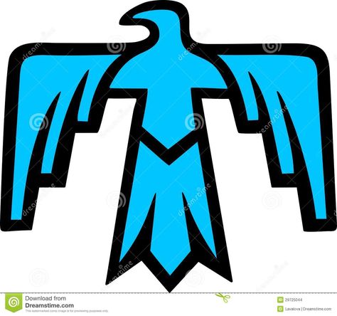 Thunderbird - Native American Symbol Stock Images - Image: 29725044 Simple Thunderbird Drawing, Thunderbird Drawing, Native American Eagle Symbol, Thunderbird Illustration, Thunderbird Symbol, Native Thunderbird Design, Native Symbols, Native American Thunderbird, Indian Symbols