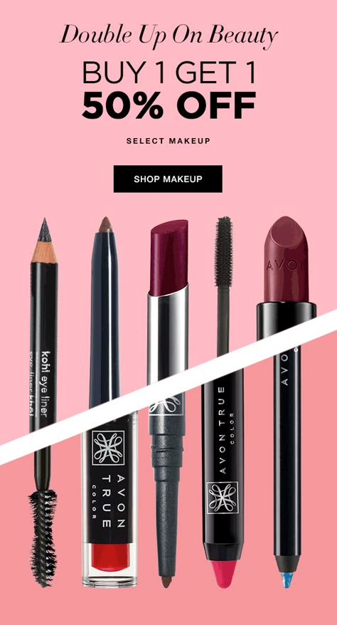 Bogo Sale Graphic Design, Makeup Sale Poster, Makeup Promotion Ideas, Makeup Creative Ads, Lipstick Advertising, Makeup Banner, Makeup Marketing, Makeup Advertising, Beauty Ecommerce