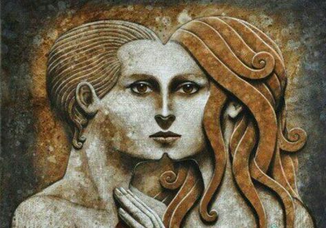 Anima and Animus: How to Harmonize Your Masculine and Feminine Energies | Wake Up World Greek Stories, Anima And Animus, Dead Can Dance, Jungian Psychology, Energy Art, Romantic Gestures, Carl Jung, Adam And Eve, Ancient Symbols