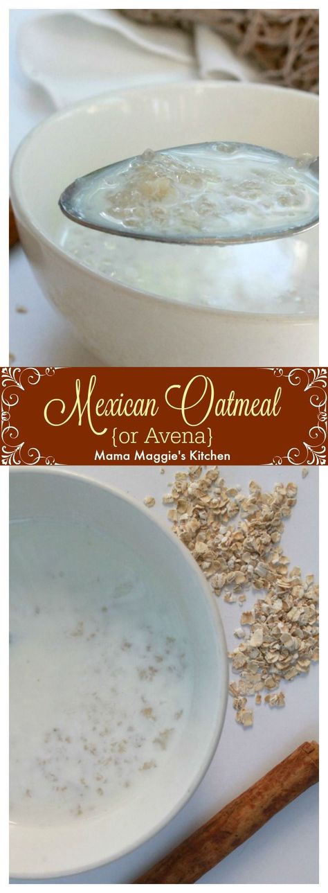 Mexican Oatmeal Recipes, Mexican Oatmeal Avena, Mexican Oatmeal, Avena Recipe, Hispanic Dishes, Mexican Stuff, Hispanic Recipes, Fast Meals, Mexican Kitchen