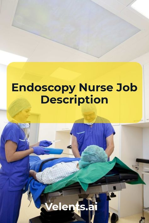 Endoscopy Nurse Job Description template includes a detailed overview of the key requirements, duties, responsibilities, and skills for this role. It's optimized for posting on online job boards or careers pages and easy to customize this template for your company. Endoscopy Nurse, Endoscopy Procedure, Nurse Job, Job Description Template, Infection Control, Patient Education, The Nurse, Vital Signs, Bachelor Of Science