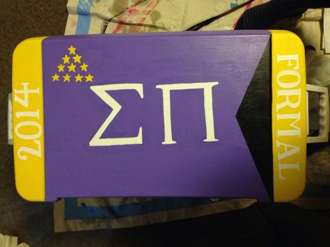 Formal Cooler - Sigma Pi Flag Lake Havasu Frat Cooler, Cooler Drawing, Frat Coolers Formal Beta Theta Pi, Sigma Chi Formal Cooler, Sigma Pi Cooler, Sigma Pi Frat Cooler, Nola Formal, Sae Fraternity Cooler, Fraternity Formal Cooler