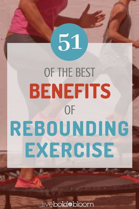 51 Benefits of Rebounding (The Health Benefits Will Amaze You) Trampoline Benefits Health, Rebounding For Beginners, Rebounder Workouts Before And After, Benefits Of Rebounding Exercise, Trampoline Exercises Workouts Beginner, Rebounder Workouts Beginner, Rebounding Before And After, Mini Trampoline Benefits, Rebound Exercises