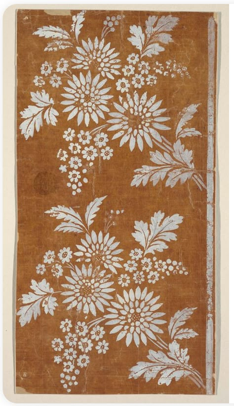 French Ideas, Vintage Wallpaper Patterns, Wallpaper Patterns, Antique Fabrics, Print Inspiration, Pics Art, Floral Illustrations, Vintage Wallpaper, Textile Patterns