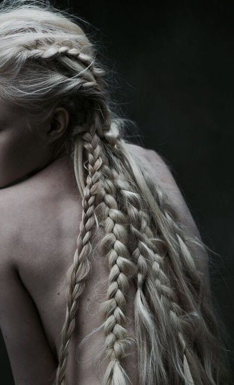 Viking Aesthetic, Harry Clarke, Viking Braids, White Culture, The Elder Scrolls, Long Blonde, Mother Of Dragons, Long Blonde Hair, Norse Mythology