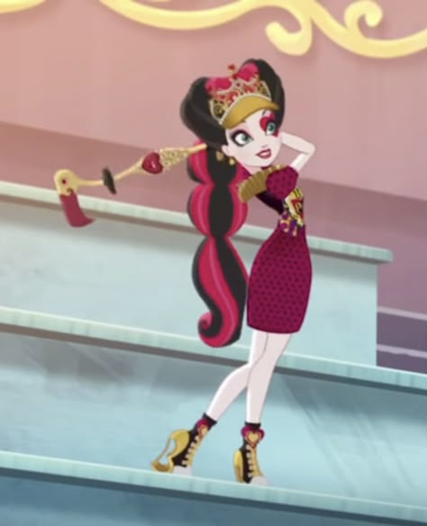 Lizzie Hearts Ever After High, Lizzie Hearts Aesthetic Outfits, Ever After High Lizzie Hearts, Lizzie Hearts Aesthetic, Lizzie Hearts Outfit, High Clothes, Lizzie Hearts, Childhood Characters, Ever After High