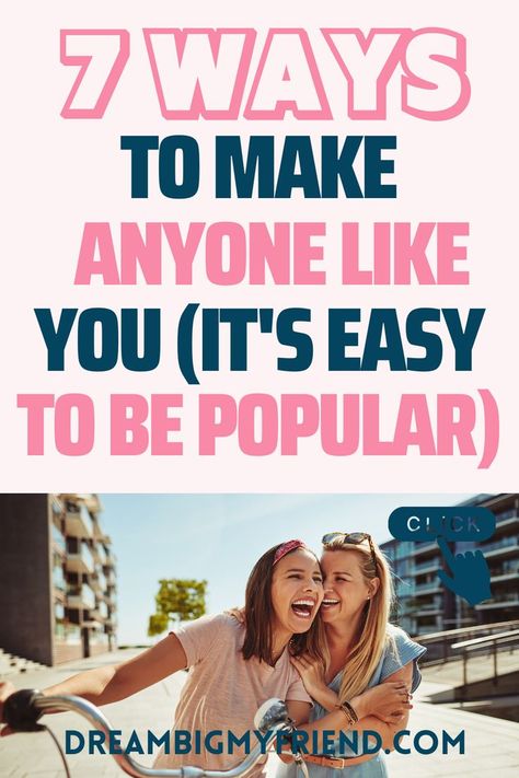 HOW TO MAKE SOMEONE LIKE YOU Want to know how to make someone like you? Perfect! Here are 7 easy tips and ways to make anyone like you…(trust me these will work!) | HOW TO MAKE ANYONE LIKE YOU | How to be popular in school tips How to be popular in middle school | How to be popular in high school |psychology tricks to get someone to like you how to make everyone like you in school how to make people respect you how to make everyone want to be your friend how to make your friends like you again How To Become Someones Best Friend, How To Have Friends In School, How To Make Friends In High School Tips, How To Make More Friends In High School, Popular In School Tips, How To Become Best Friends With Someone, How To Make Your Friends Like You, How To Get Everyone To Like You, How To Be Popular In School High School