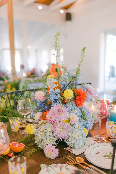 Late Summer Floral Arrangements, Isle Florals, Summer Wedding Palette, Multicolour Wedding, Norcal Wedding, Website Colors, Colour Palate, Harry Wedding, Daytime Wedding