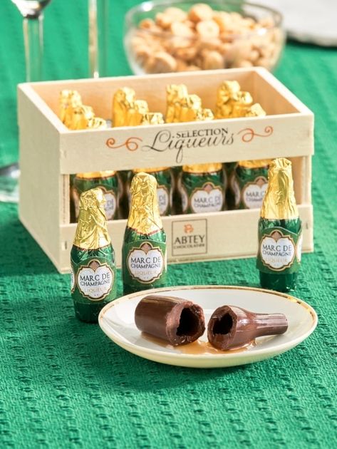 Liquor Candy, Champagne Chocolate, Chocolate Wrapping, Chocolate Liquor, Vermont Country Store, Belgian Beer, Fine Chocolate, Kosher Recipes, Chocolate Filling