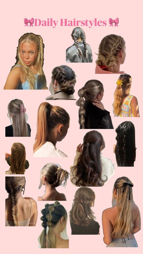 Creative and cute hairstyles for school, workouts, fun, dates, e.t.c Cute Hairstyles For School, Vacation Hairstyles, Daily Hairstyles, School Hairstyles, Sophisticated Look, Back To School Hairstyles, Volleyball Hairstyles, Hairstyles For Women, Hairstyles For School