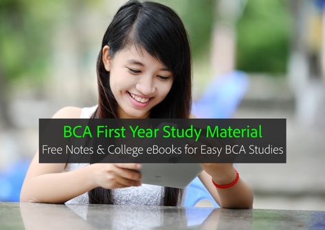 Get Free Access to BCA First Year Lecture Notes and eBooks – Make your BCA Studies Easy and Excel in Exams!: B.C.A (Bachelor of Computer… Bca Course Notes, Bca Course, Course Notes, Lecture Notes, System Administrator, Lectures Notes, Study Material, Good Grades, Study Materials