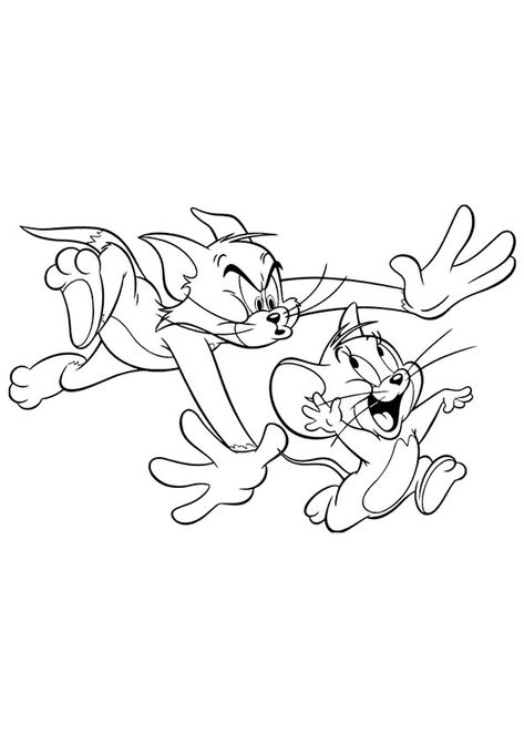 Tom And Jerry Art Drawing, Tom And Jerry Drawings, Tom E Jerry Desenho, Tom And Jerry Drawing Sketches, Tom And Jerry Tattoo Stencil, Tom E Jerry Tattoo, Coloring Pages Tom And Jerry, Tom Jerry Tattoo Design, Tom And Jerry Tattoos