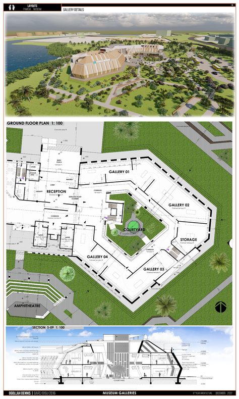 Museum Floor Plan Architecture, Museum Floor Plan Layout, Museum Plan Architecture, Art Museum Floor Plan, Museum Concept Architecture, Museum Plan Architecture Projects, Museum Architecture Concept Ideas, Museum Site Plan, Museum Floor Plan