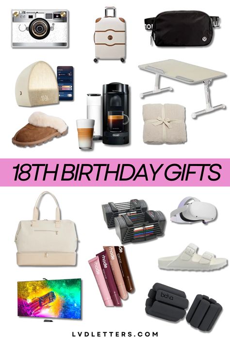 WOW this is the best 18th birthday gift guide I've seen. My son is turning 18 this year and I'm looking for the perfect birthday gift for his 18th birthday party 18th Birthday Gifts Girl, Gift Ideas For 18th Birthday Girl, 18th Birthday Gift Ideas, 18th Birthday Gifts For Girls, Birthday Gift Guide, Birthday Basket, 18th Birthday Gifts, Best Purses, 18th Birthday Party