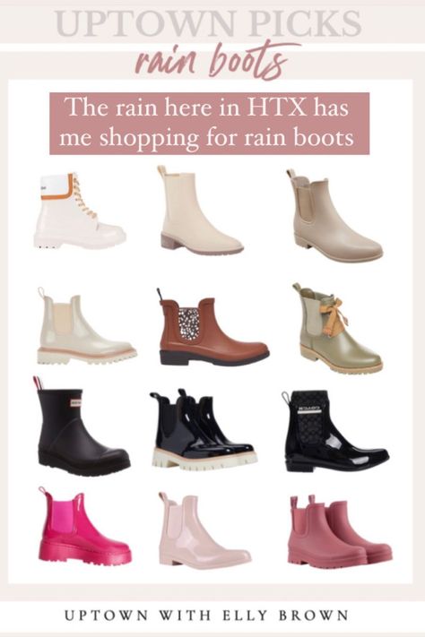 Fall Rainboot Outfits, Shoes For Rain, Outfits With Rain Boots Short, Women’s Rain Boots, Rainboots Outfit Summer, Waterproof Boots Outfit, Rainboots Outfit Fall, White Rain Boots Outfit, Rain Boots Outfit Summer