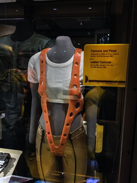 Corbin Dallas, Milla Jovovich Fifth Element, Leeloo Costume, Leeloo Fifth Element, Orange Suspenders, Fifth Element Costume, Museum Of Pop Culture, Mummy Halloween Costume, 5th Element