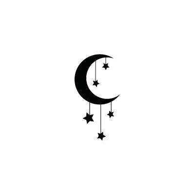 Moon Star Tattoo, Wand Tattoo, Beautiful Pencil Drawings, Moon Tattoo Designs, Moon Drawing, Mini Drawings, Star Tattoos, Cute Easy Drawings, Mini Tattoos