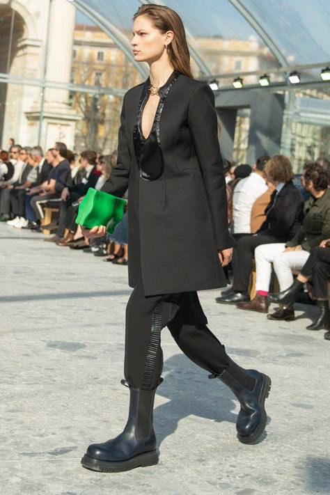 A model walking Bottega Veneta