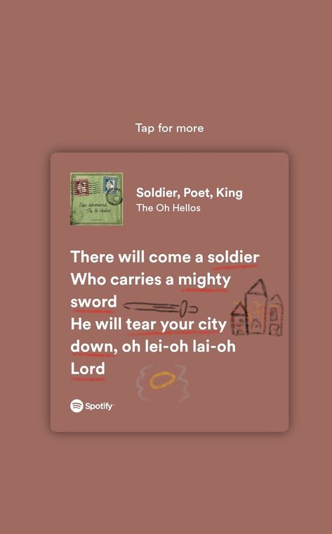 The Oh Hellos Lyric, The Soldier The Poet The King Aesthetic, Poet Soldier King Aesthetic, Soldier Poet King Lyrics, Solider Poet King Aesthetic, Soldier Poet King Song, There Will Come A Soldier, Soldier Poet King Aesthetic, Dsmp Aesthetic