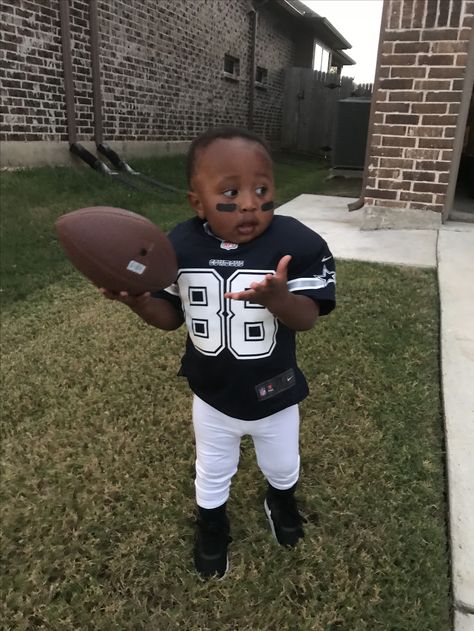 Toddler Halloween Costume DIY Football Dallas Cowboys Halloween Costume Football Player, Kids Football Costume, Diy Dallas Cowboys Cheerleader Costume, Football Player Costume Toddler Boy, Football Player Halloween Costume, Dallas Cowboys Halloween, Football Player Costume, Football Halloween Costume, Cowboy Halloween Costume