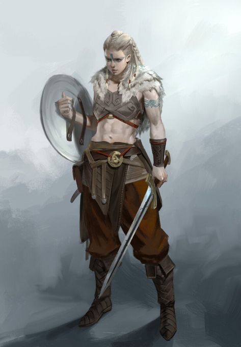 Barbarian Woman, Viking Warrior Woman, Viking Character, Ren Fest, Viking Women, Norse Pagan, Viking Woman, Female Fighter, Viking Art