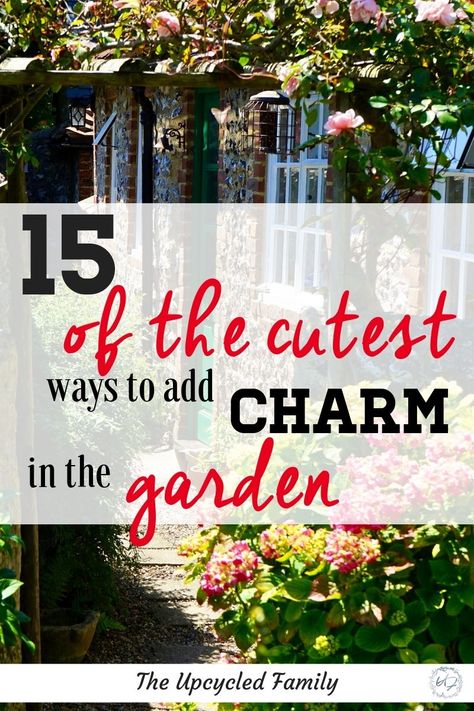 Creative Garden Ideas Landscaping, Make Garden Decorations, Garden Crafts Recycled, Garden Inspiration Diy, Garden Inspiration Landscaping, Crazy Garden Ideas, Idea For Garden Decorating, Adding Whimsy To Your Garden, Creative Yard Art