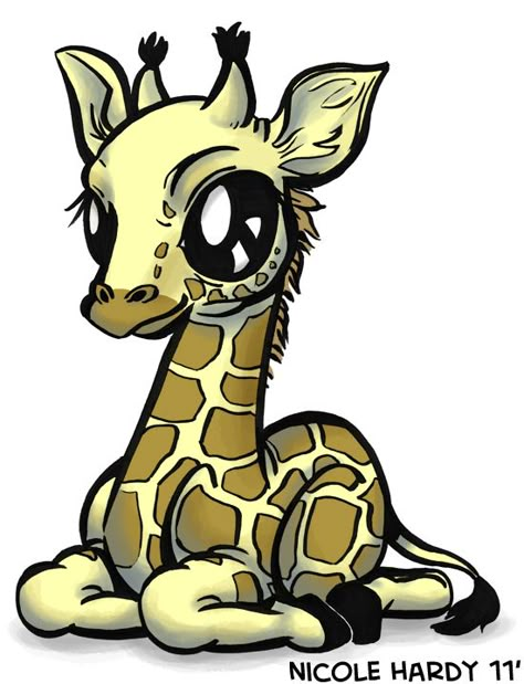 Cute Baby Giraffe Cartoon | Here is a baby giraffe as part of the animal sketches. The next ... Giraffe Tattoo, Animals Sketches, Giraffe Cartoon, Giraffe Drawing, Cartoon Tattoo, Baby Animal Drawings, Cartoon Giraffe, Cute Giraffe, Photo Charms