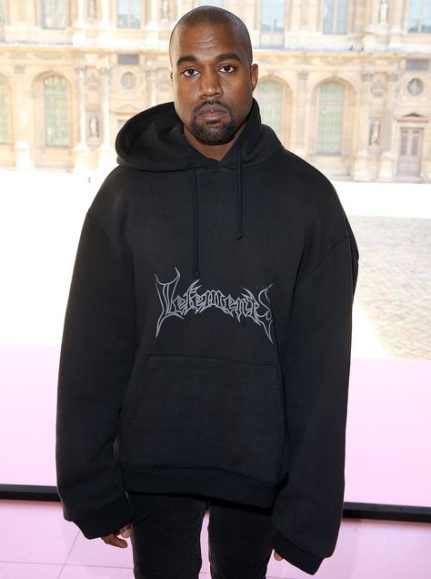 Kanye West Reveals He Was Diagnosed with a 'Mental Condition' at Age 39: 'It's a Superpower' Vetements Hoodie, Kim Kardashian And Kanye, Celebrity Plastic Surgery, Fashion Forever, Beautiful Clothes, Kanye West, Front Row, Kim Kardashian, Black Hoodie