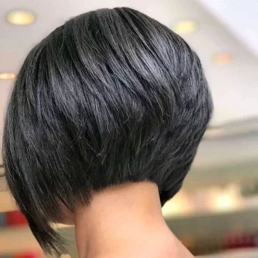 Short Stacked Bob Haircuts, Κούρεμα Bob, Inverted Bob Haircuts, Stacked Haircuts, Short Black Hair, Short Bob Cuts, Inverted Bob Hairstyles, Stacked Bob Hairstyles, Stacked Bob Haircut