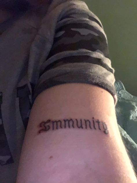 Immunity Tattoo, Clairo Immunity Tattoo, Clairo Tattoos Ideas, Clairo Tattoos, Tattoos Together, Sick Tattoos, New Romantics, Elegant Tattoos, Piercing Tattoo