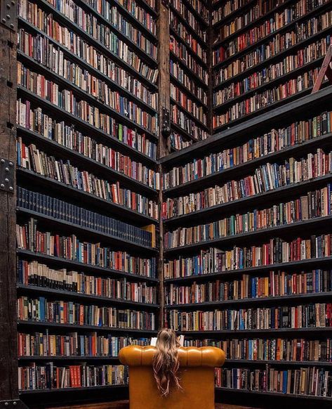 Precisely Dream Library, Beautiful Library, Med Student, Home Libraries, World Of Books, Morning Humor, Home Library, Book Shelf, Book Nooks