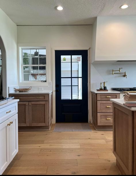 Kitchen With Door In Middle, Kitchen With Door, Bye Bye, Kitchen Remodel, Kitchen Cabinets, Doors