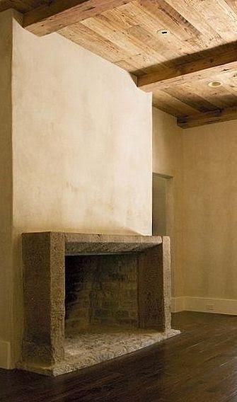 Room Off Of Kitchen, Autoclaved Aerated Concrete, Boutique Architecture, Aerated Concrete, Fireplace Feature Wall, European Style Homes, Fire Places, House Details, Lodge Cabin