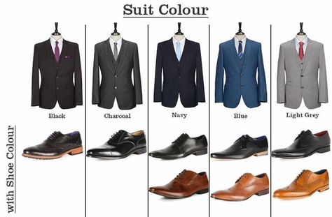 Suit Shoes Matching Guide Neon Prom Dresses, Color Shoes, Suit Shoes, Sharp Dressed Man, Black Suit, Gray Suit, Well Dressed Men, Men's Suits, Gentleman Style