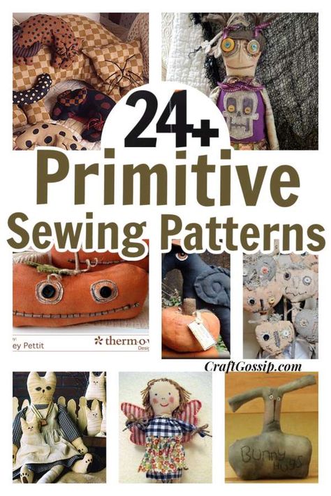 Primitive Quilt Patterns Free Folk Art, Primitive Christmas Crafts Sewing Patterns, Folk Art Patterns Free, Primitive Cat Patterns Free, Primitive Doll Patterns Free Sewing, Primitive Sewing Patterns Free, Primitive Pigs Folk Art, Primitive Halloween Patterns, Primitive Sewing Projects