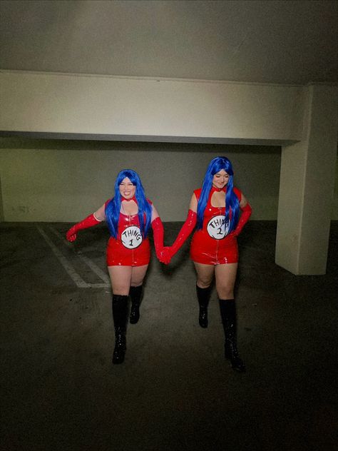 Thing 1 And Thing 2 Costumes For Women, Thing 1 Thing 2 Costume Women, Cat In The Hat Costume Women's, Thing 1 And Thing 2 Costumes, Thing 1 Thing 2 Costume, Thing 2 Costume, 2 Bestie, Cat In The Hat Costume, 2 Halloween Costumes