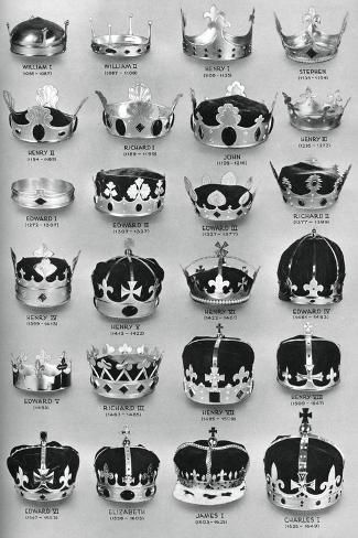 Real Crown, Crowns And Tiaras, King And Queen Crowns, Royal Family Trees, Royal Crown Jewels, Crown Aesthetic, Charles I, Creative Money Gifts, William The Conqueror