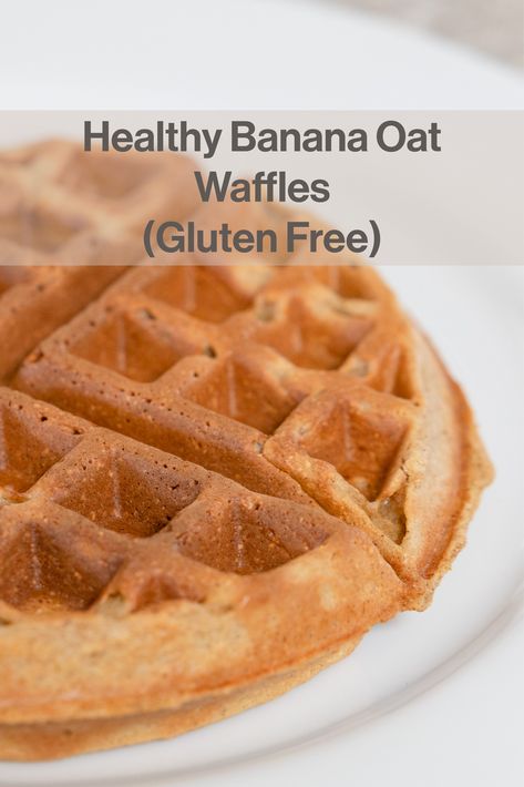 Banana Oats Waffles, Gluten Free Banana Waffle Recipe, Gluten Free Banana Waffles, Oat Waffle Recipe, Banana Oat Waffles, Banana Waffle Recipe, Oat Waffles, Oat Flour Recipes, Chaffle Recipes