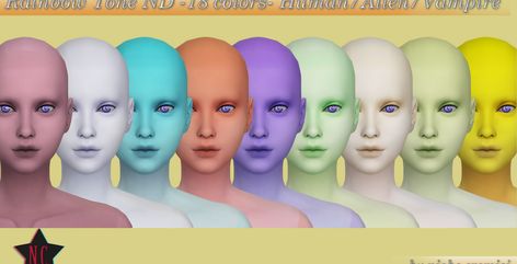 Sims 4 Rainbow Skin, Sims 4 Cc Colorful Skin, Skin Color Cc Sims 4, Sims 4 Colorful Skin, Sims 4 Skin Color Cc, Sims 4 Skin Colors, Free Sims 4, Sims 4 Cc Skin, Sims 4 Cc