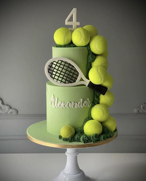 Tennis Party Ideas, Tennis Themed Party, Tennis Decorations, Tennis Birthday Party, Tennis Cake, Tennis Party Decorations, Tennis Birthday, Teen Cakes, Tennis Party