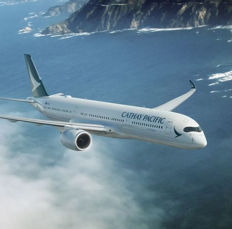 Cathay Pacific - oneworld Member Airline Cathay Pacific Airlines, Pacific Airlines, Airbus A350, Commercial Plane, Pilots Aviation, Airline Pilot, Cancelled Flight, Cargo Airlines, Best Airlines