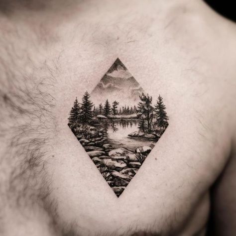 Lake District Tattoo Ideas, Fine Line Realism Tattoo, Lake Tattoo Ideas, Tyler Tattoo, Cliffs Tattoo, Jake Tattoo, Waterfall Tattoo, Travel Tattoo Ideas, Pink Floyd Tattoo