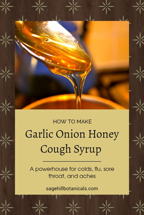 Garlic Onion Honey Cough Syrup Recipe Natural Medicine Recipes Sore Throat, Garlic Honey Remedy Sore Throat, Onions Garlic Honey, Onion And Honey For Sore Throat, Garlic Syrup Medicine, Garlic And Honey For Sore Throat, Honey Garlic For Sickness, Onion And Garlic For Cough, Honey Garlic Syrup