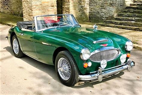 ‘Big’ Austin Healey 3000 BJ8 in great, low-mileage condition Austin Martin, Mustang Engine, Austin Healey 3000, Austin Cars, Studebaker Trucks, Triumph Cars, Vintage Sports Cars, British Racing Green, Cars Uk