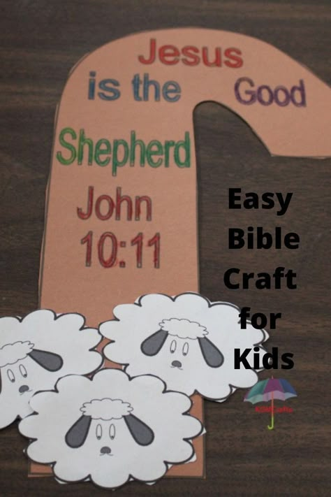 David Shepherd Craft, Shepherd Staff Craft, David The Shepherd Craft, I Am The Good Shepherd Craft For Kids, The Lord Is My Shepherd Craft, Lord Is My Shepherd Craft, The Good Shepherd Craft, Good Shepherd Craft, Christian Crafts For Kids Easy