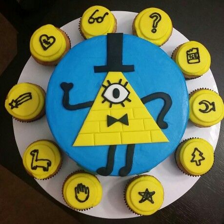 Gravity Falls cake, Bill Cipher cake Gravity Falls Cake Birthdays, Gravity Falls Cake, Dipper E Mabel, Fall Birthday Cakes, Homemade Mothers Day Gifts, 13 Birthday Cake, Fall Birthday Parties, Gravity Falls Art, Mothers Day Gifts From Daughter