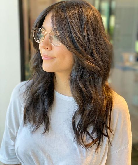 #curtainbangs hashtag on Instagram • Photos and Videos Curtain Bangs And Glasses, Curtain Bangs Glasses, Curtain Bangs With Glasses, Bangs With Glasses, Bangs Glasses, Blonde With Glasses, Bangs And Glasses, Long Bangs, Curly Hair With Bangs