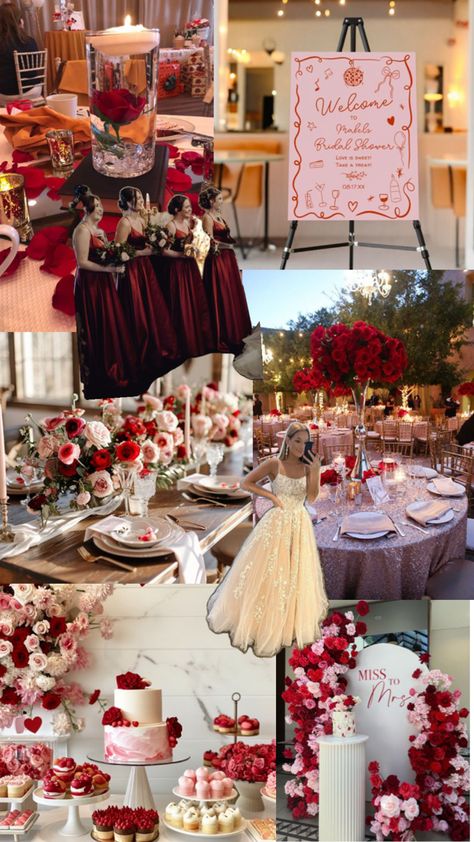 Bridal Shower Themes For February, Red Bridal Shower Theme, Red Bridal Shower Ideas, February Bridal Shower Themes, February Bridal Shower Ideas, Valentines Bridal Shower Ideas, December Bridal Shower Ideas, Bridal Shower Themes, December Ideas